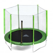 Батут DFC Trampoline Fitness с сеткой 5ft, зеленый